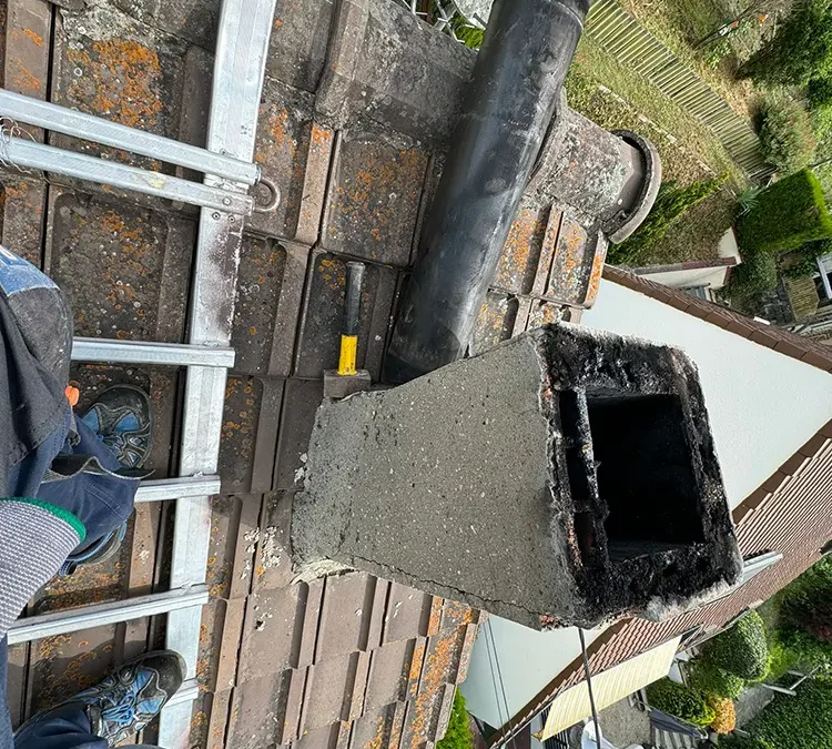 Démolition cheminée Mézy-sur-Seine 78250