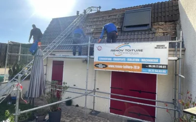 Remplacement tuiles béton Triel-sur-Seine 78510