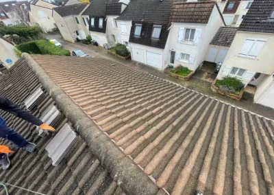 remplacement tuiles beton triel sur seine