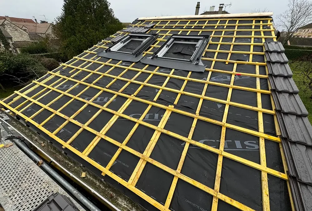 pose velux villennes sur seine