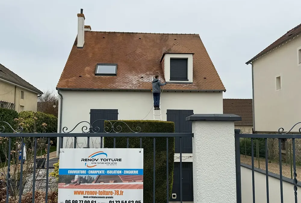 nettoyage toiture poissy 78